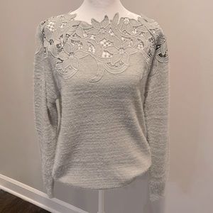 Lace sweater